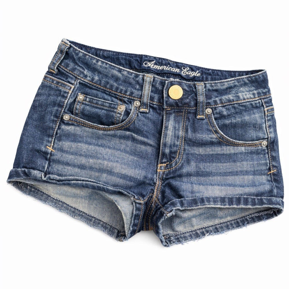 American Eagle Outfitters Dark Blue Jean Shorts